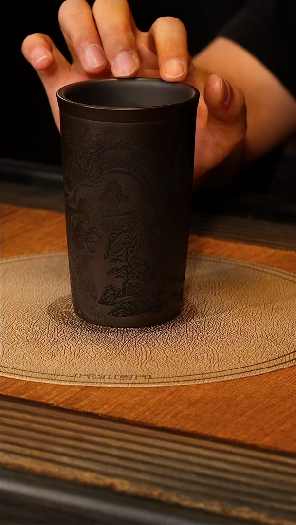 宜兴紫砂团团紫砂精选主人杯