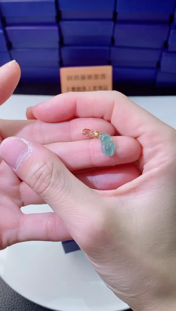 翡翠未镶嵌颈饰