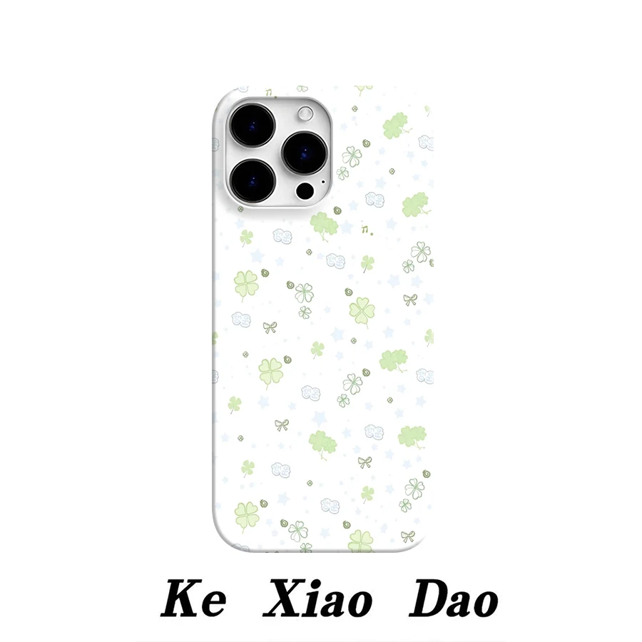 四叶草手机壳适用于苹果16promax华为mate荣耀vivo小米oppo一加