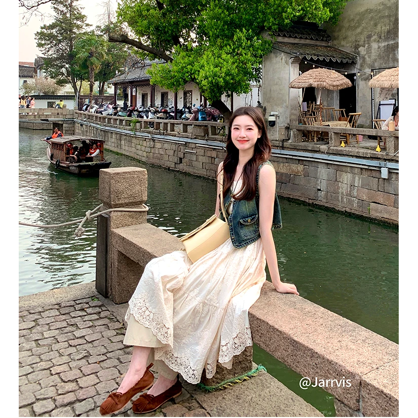 【商场同款】【情调文艺】菀草壹2025夏季新款连衣裙Q32310521