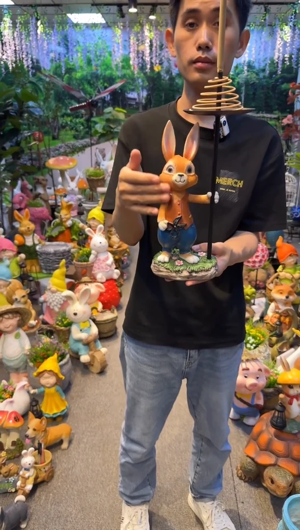 无花朵花园庭院摆件&00&