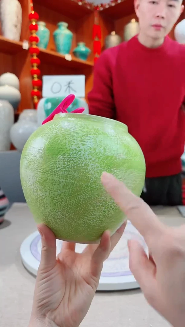 瓶陶瓷花瓶 无花 福利 不能装水 a709