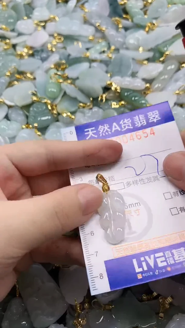 颈饰未镶嵌翡翠天然A货翡翠