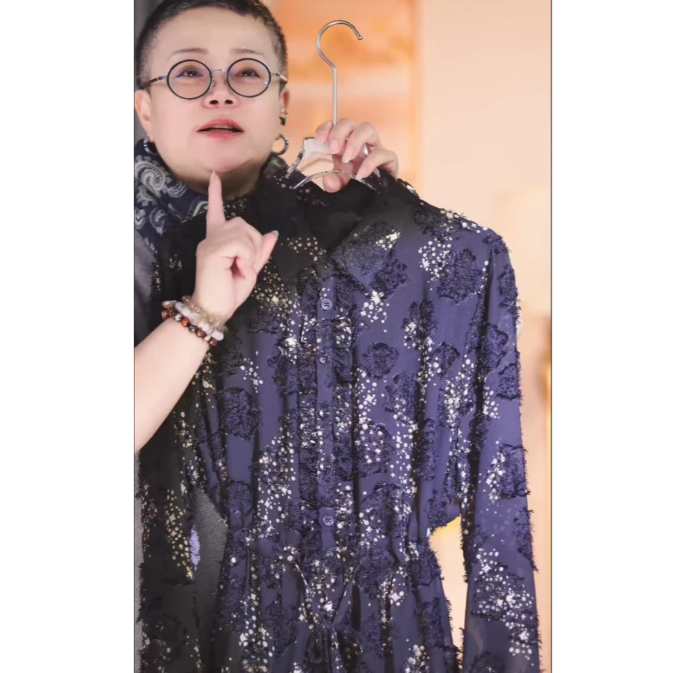 K20【福星高照】重磅高货气质高雅显瘦显年轻连衣裙1