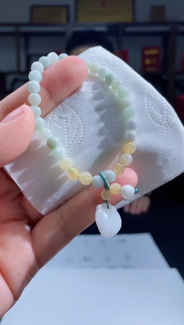 吊坠(不含链)未镶嵌翡翠天然A货翡翠多样性发其一-JYZY-9.6-9