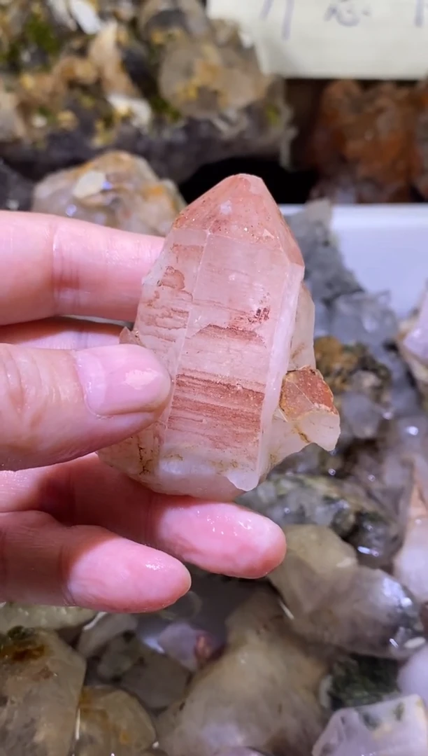 未镶嵌珠宝半成品水晶44号64g四川超七花园水晶