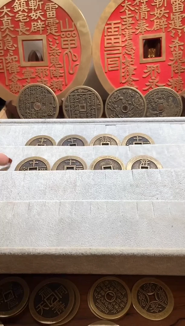 【闪购商品】铜现代翻砂铜工艺品天启8枚一套