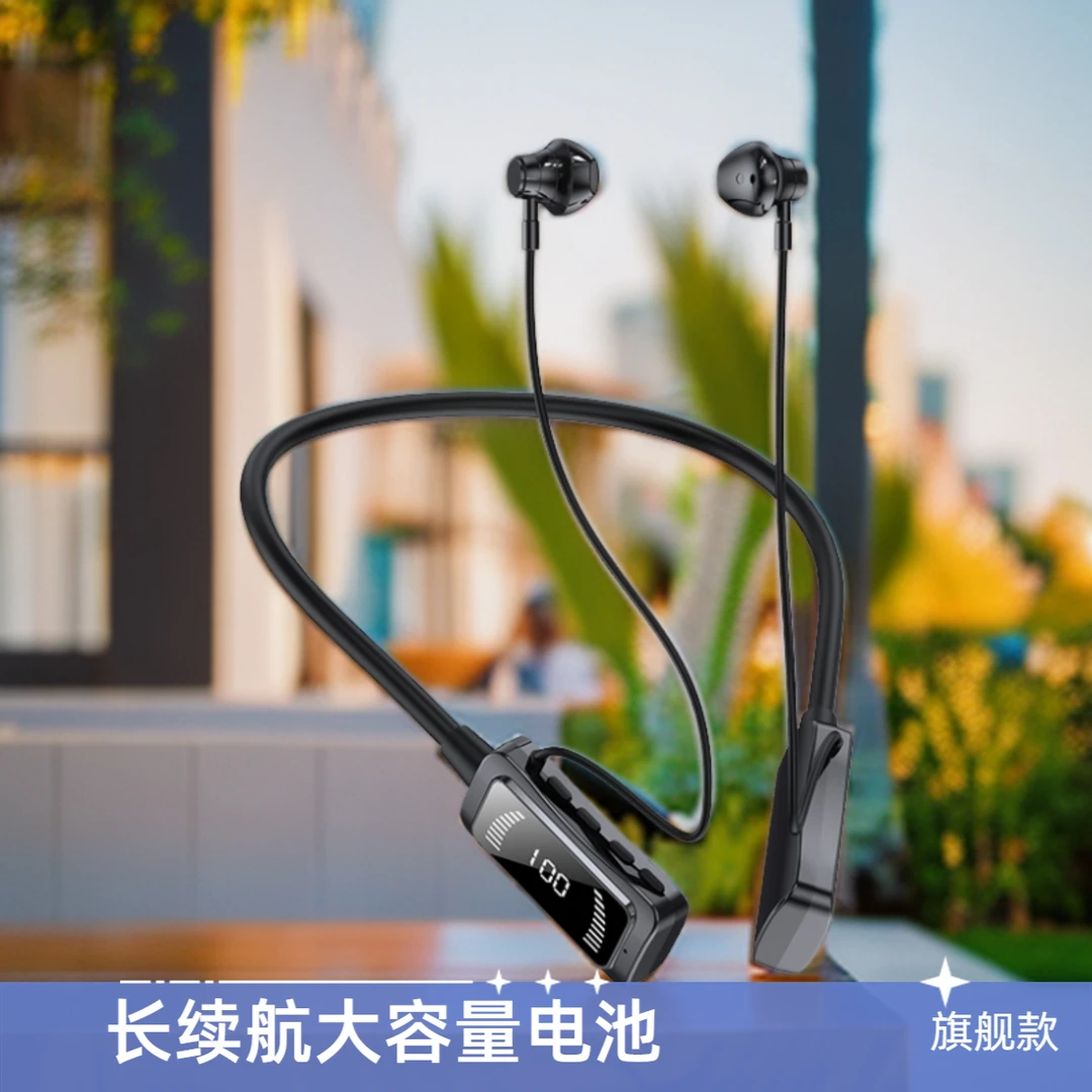 OUKADUN/欧卡顿无线蓝牙耳机挂脖入耳式K歌耳返直播带麦克风通用