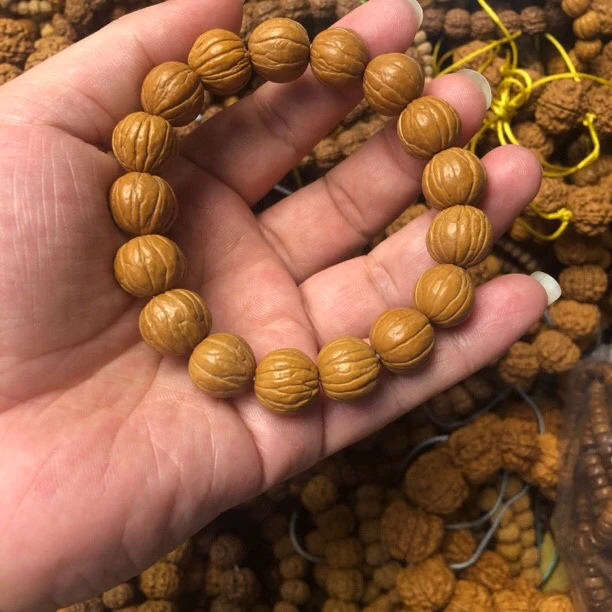 AAA 原皮猴头1.2左右猴头核桃手串单圈