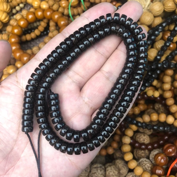 椰蒂药片108*7mm原印尼椰蒂手串精品文玩薄切药片