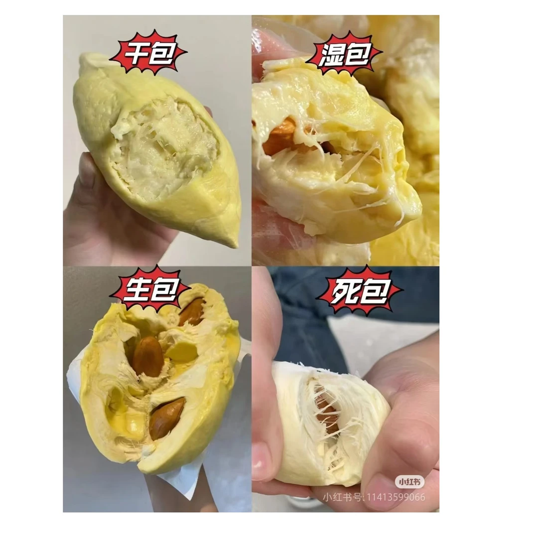 特价福利】无售后，夹生湿包介意勿拍，新鲜果肉树熟榴莲