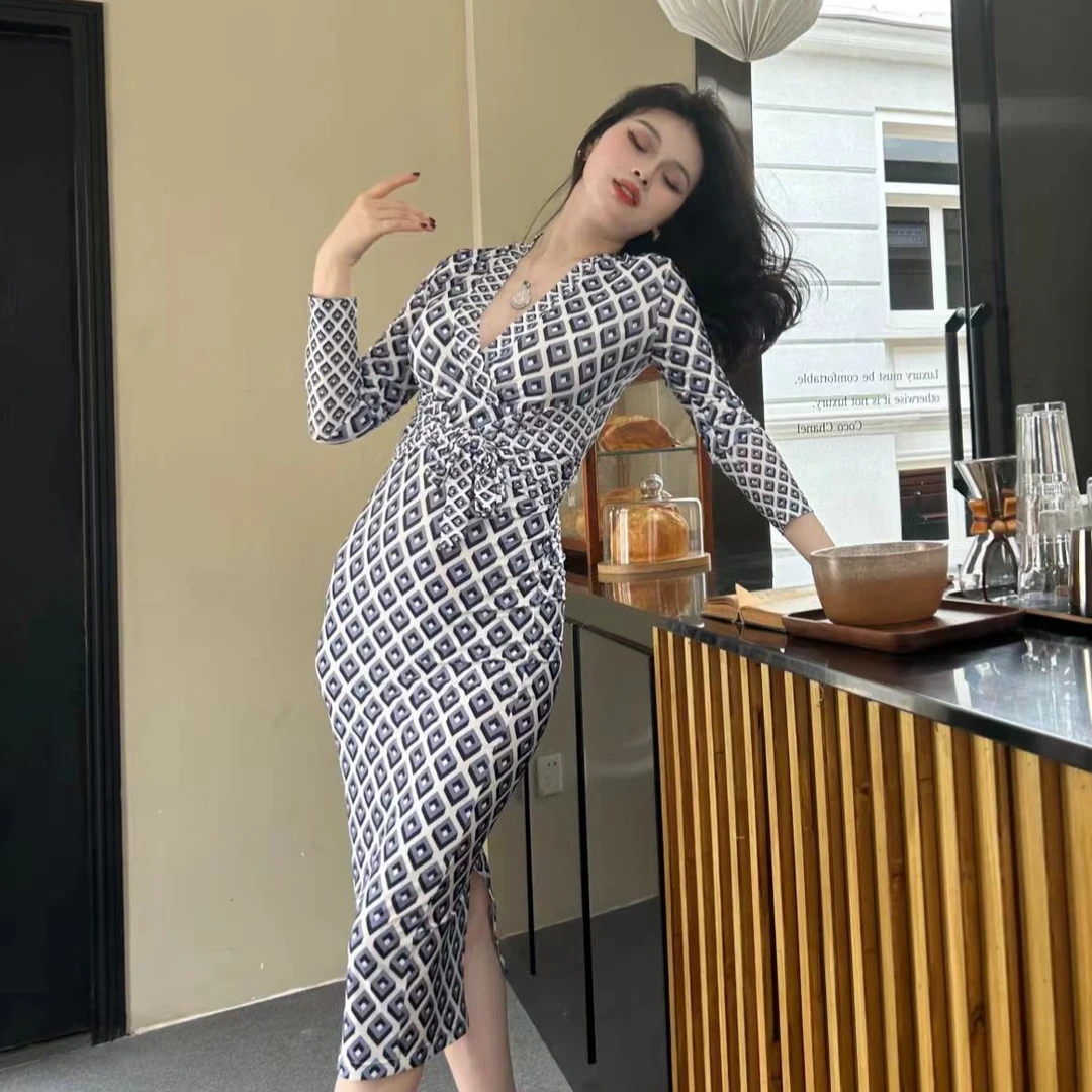 闪闪推荐【无法拒绝】夏季高级感连衣裙气质裙子高档连衣裙SSQ920