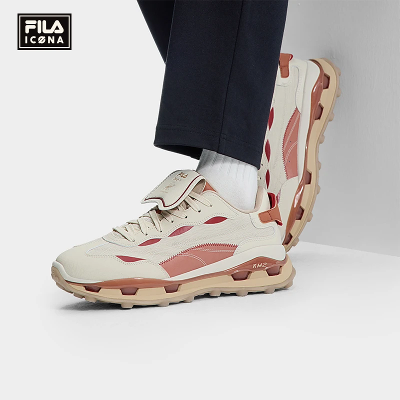 Fila/斐乐男款【KM叠叠鞋】经典复古时尚休闲运动老爹鞋F12M513105F