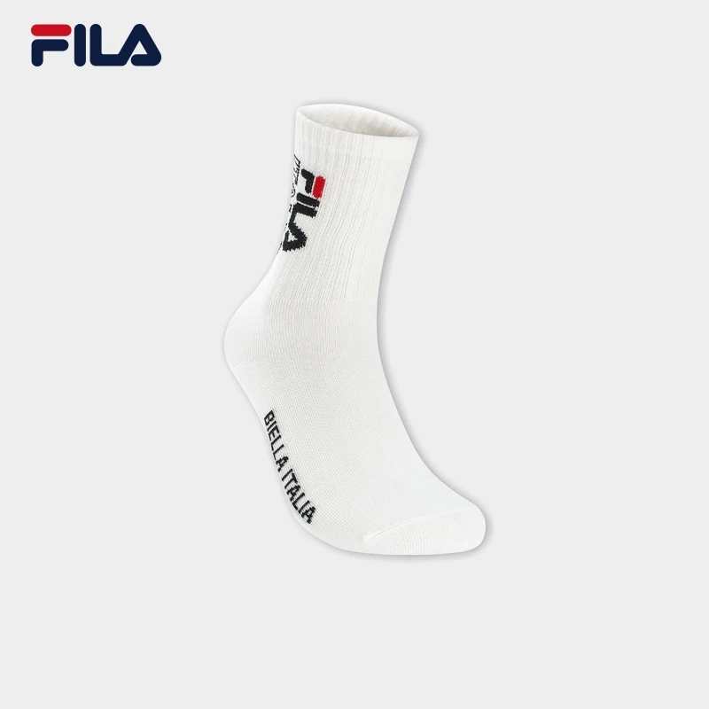 Fila/斐乐女士秋季新款【时尚休闲舒适透气】中筒运动袜F13W449367F