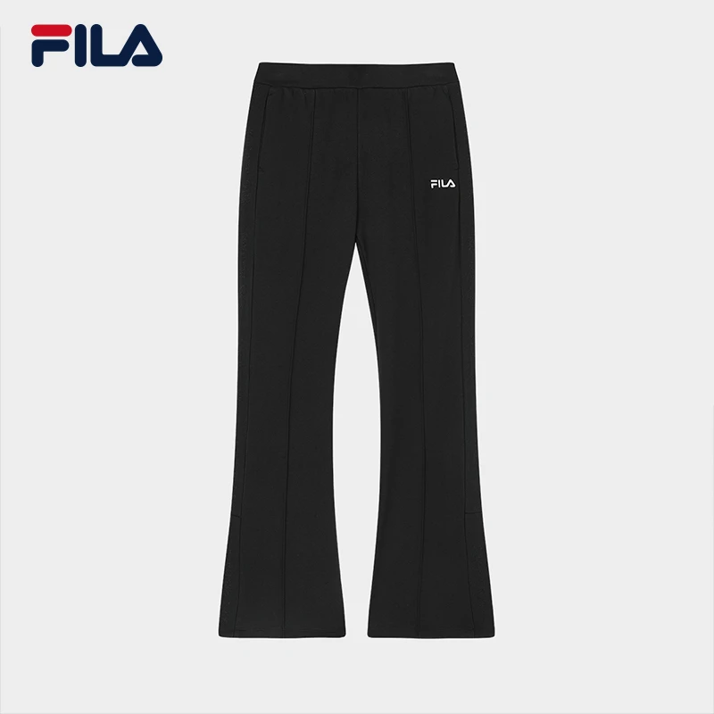 Fila/斐乐女士爆款【弹力微喇】修身舒适时髦显腿长长裤F11W348601F