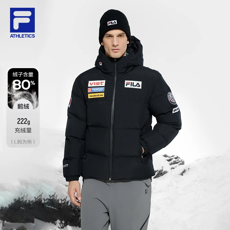 Fila/斐乐男【GORE-TEX五方联名羽绒服】透湿蓄热滑雪服A11M446923F