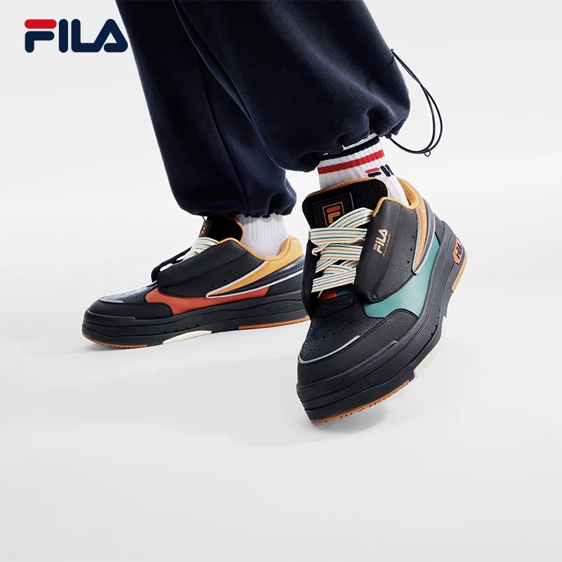 FILA/斐冬季限定男士低帮【张艺兴同款】透气MIX舞动板鞋F12M344201