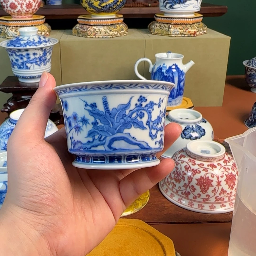 【闪购商品】杯望月怀古 松竹梅马蹄杯