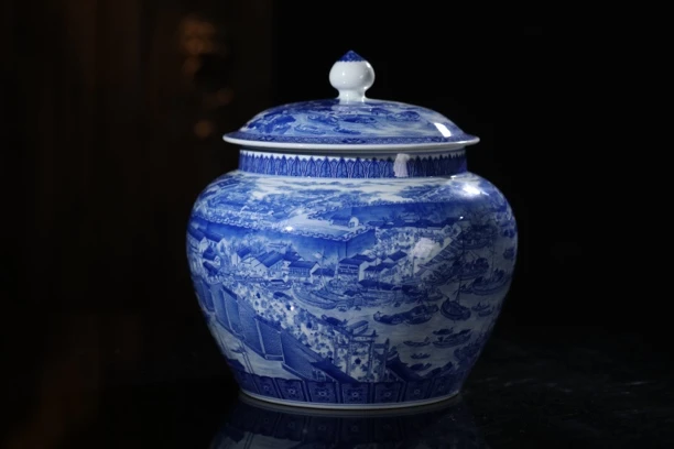 仪贤堂姑苏繁华图将军罐