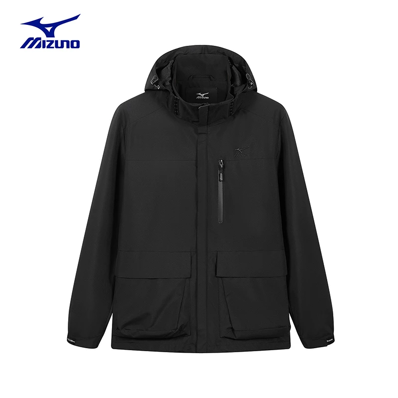 Mizuno/美津浓户外休闲夹克外套男女士春秋季防风防水情侣登山服