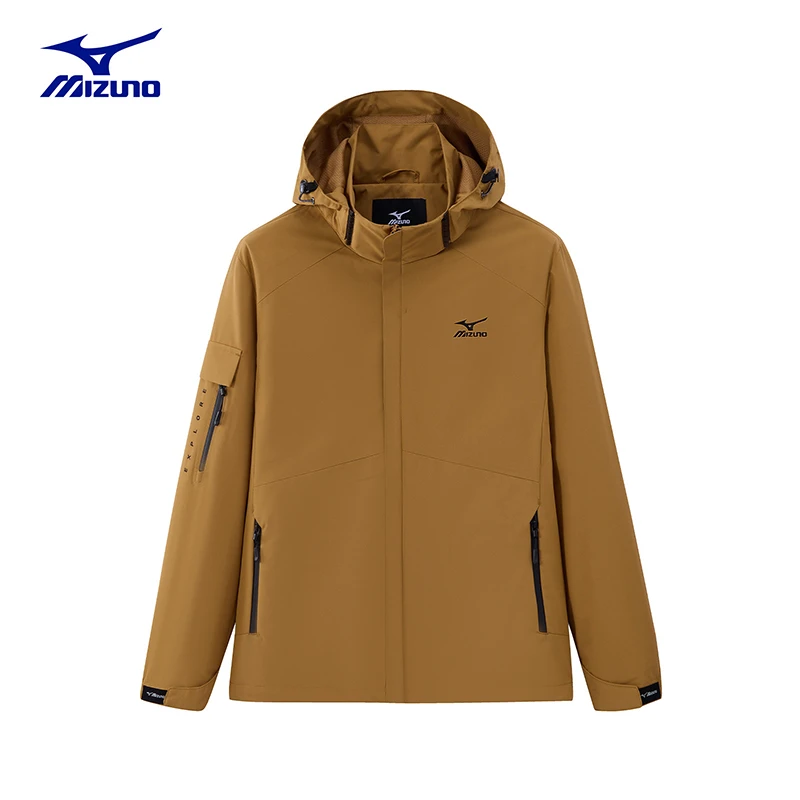 Mizuno/美津浓户外休闲夹克外套男春秋季宽松防风透气情侣登山服