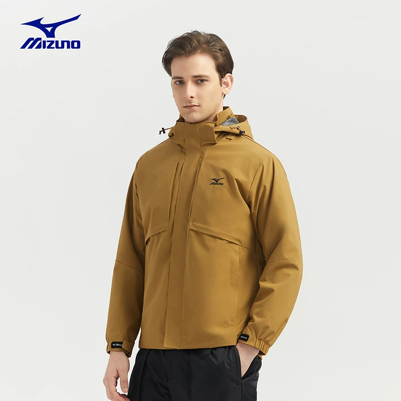 Mizuno/美津浓登山服男女款春秋季徒步宽松防风户外休闲夹克外套