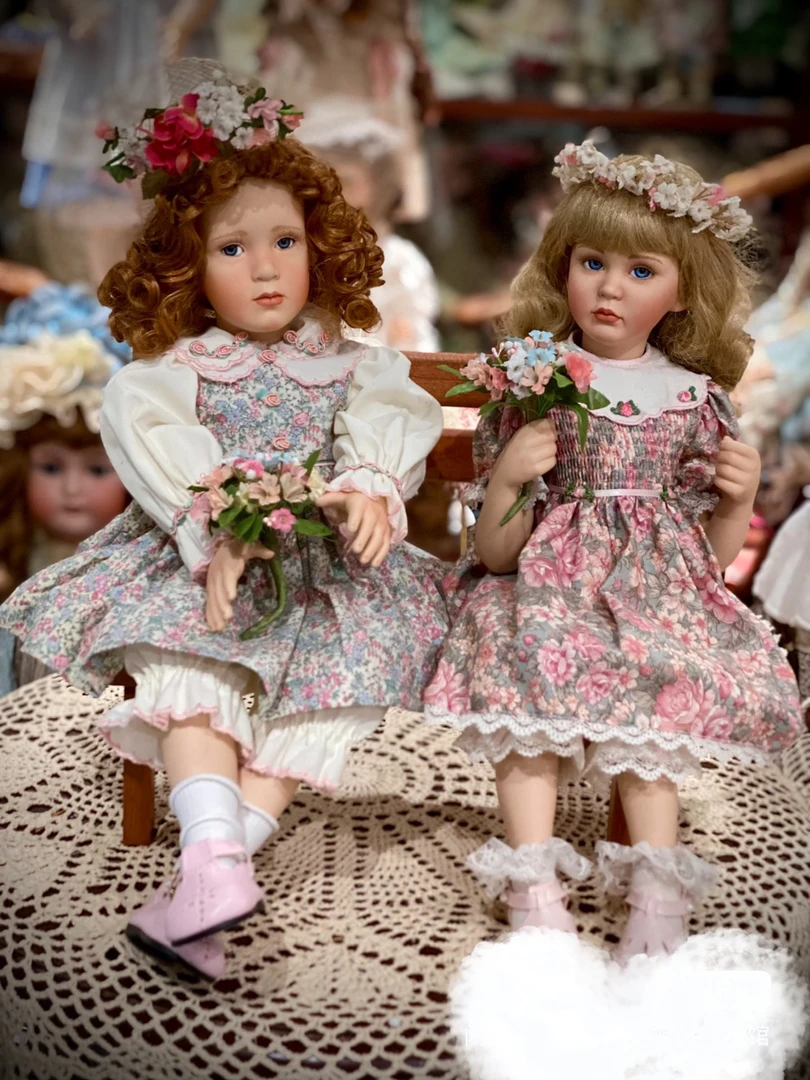 国外艺术家古董陶瓷娃娃 单只价格，售出不退换，顺丰到付当面验收！