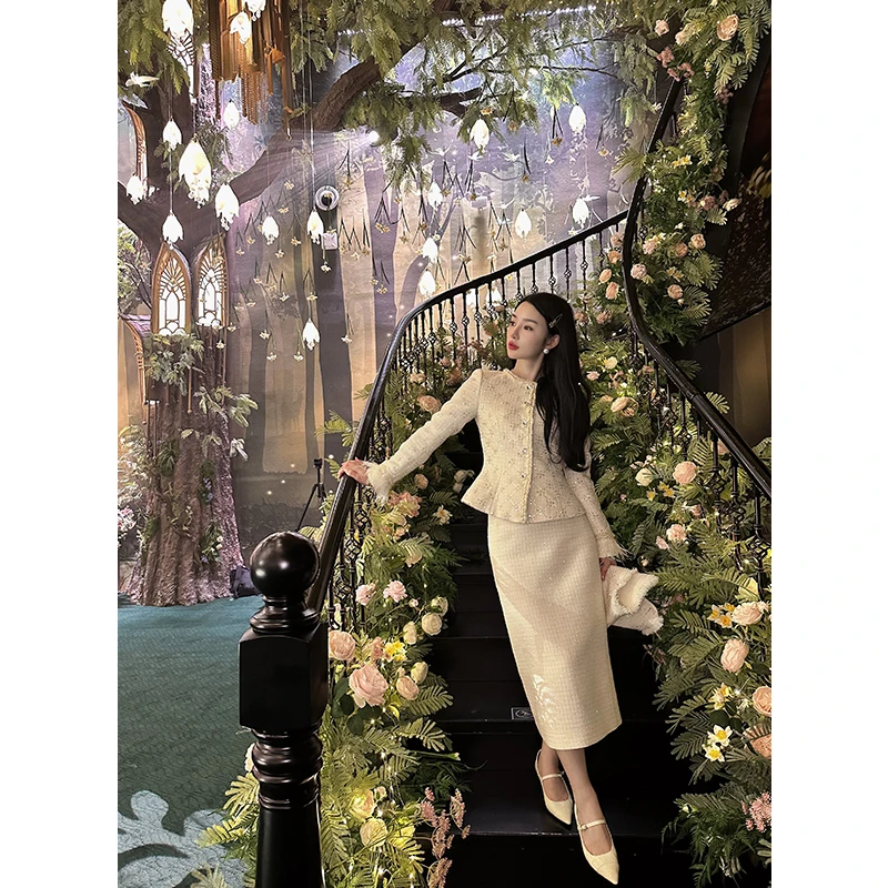 LRL【甜心派对】3原创设计师款法式轻奢高级气质时尚套装RL023179