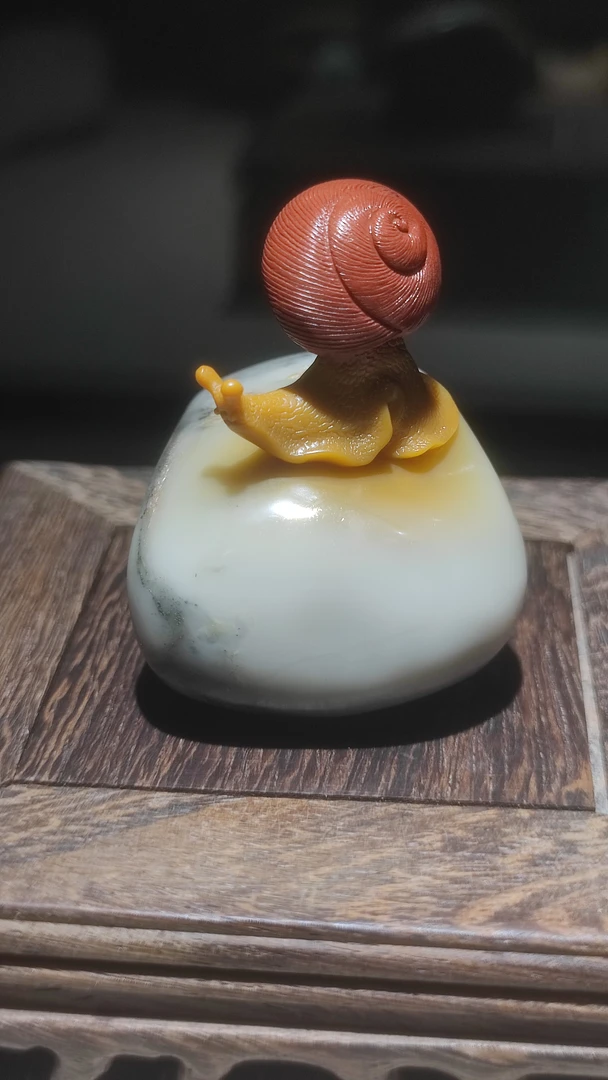 雅玩摆件《蜗牛~安居乐业》