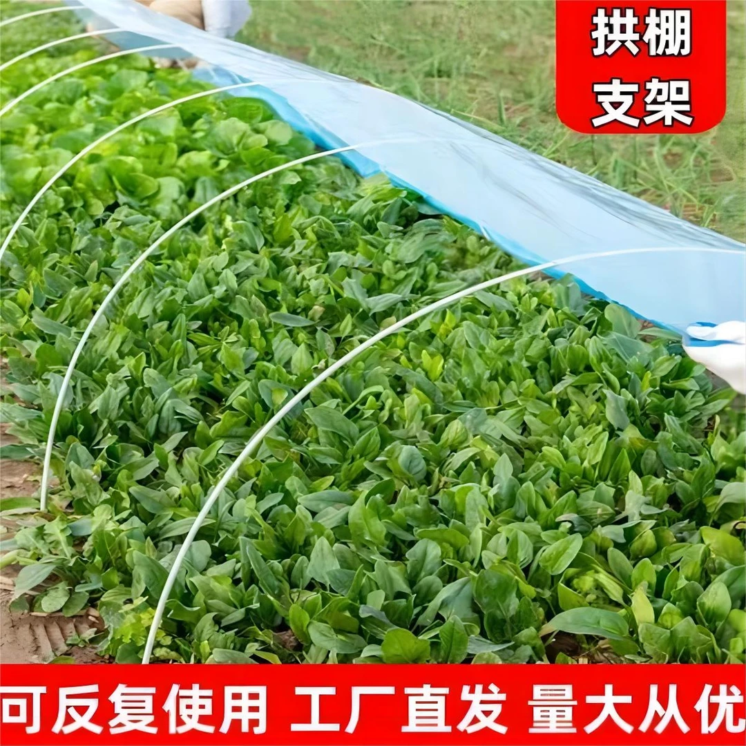 大棚骨架玻璃纤维拱棚支架保温棚拱杆花棚菜棚农用拱竿玻璃钢实心