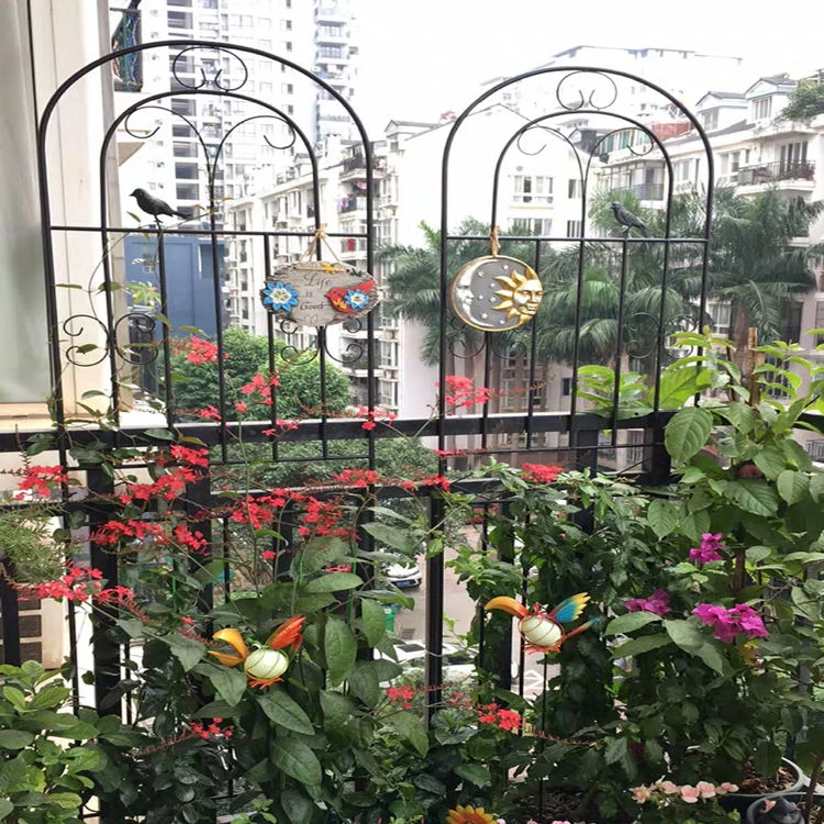 爬藤架子花支架蔷薇月季种植庭院栅栏户外花架三角梅铁艺爬藤花架