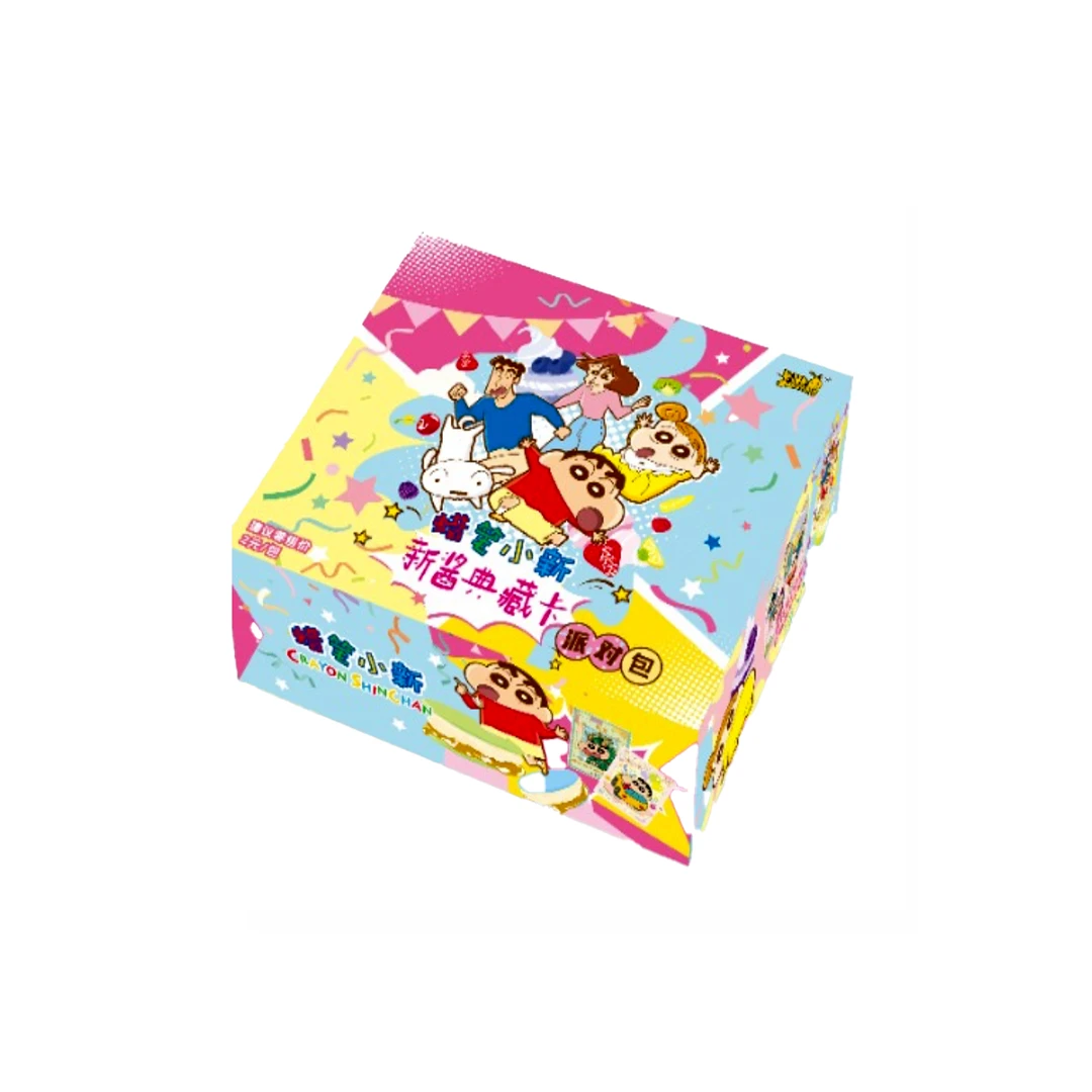 卡游【蜡笔小新-新酱典藏卡-派对包-第1弹】潮玩盲盒集卡换卡（代拆）