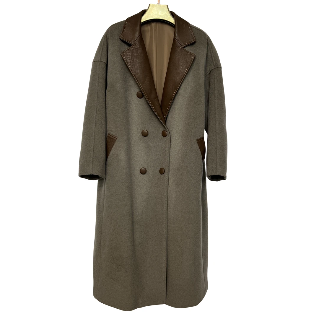 【YIXIAN-】气质时尚轻奢长外套W783