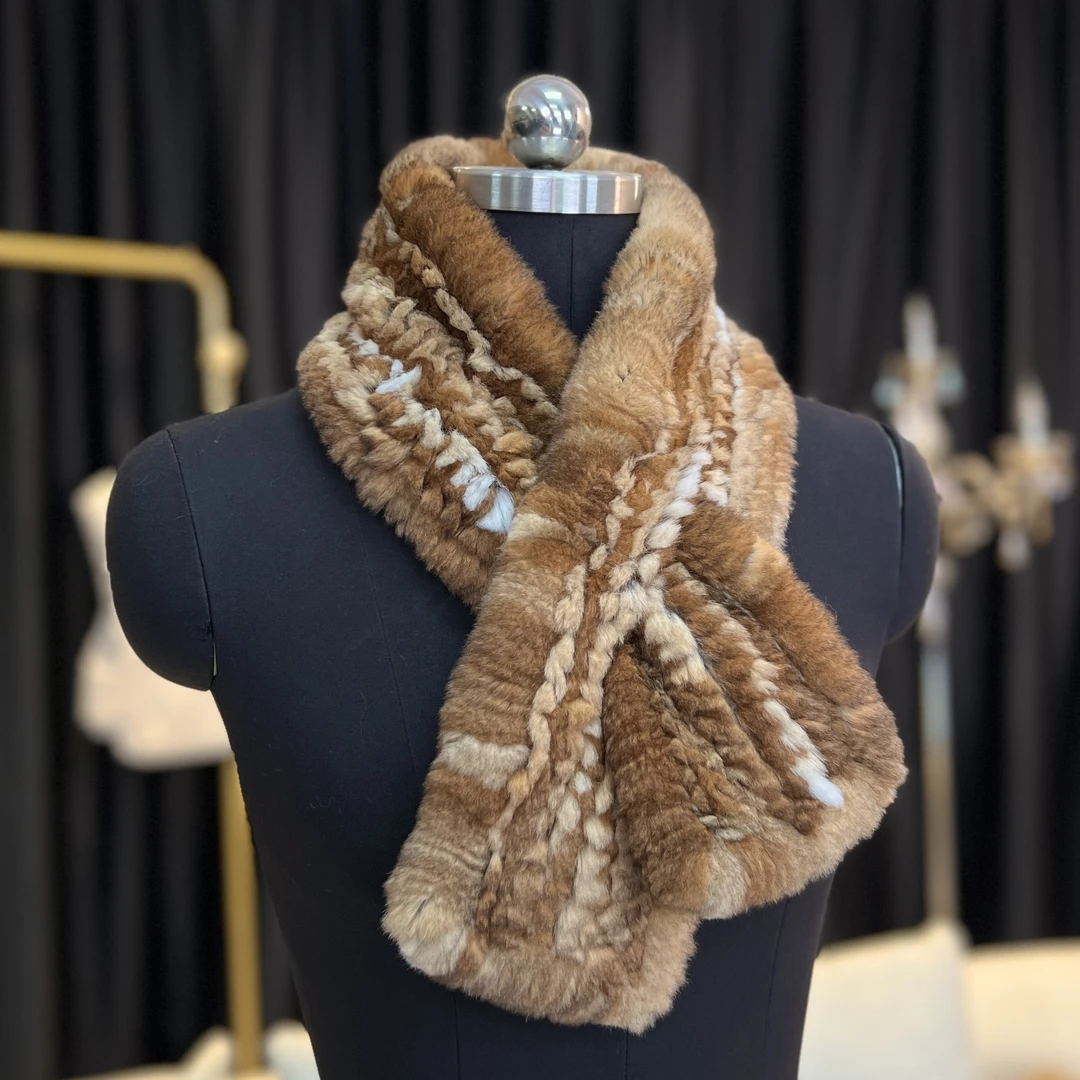 秋冬奢华柔软绒感厚兔围脖 TT2