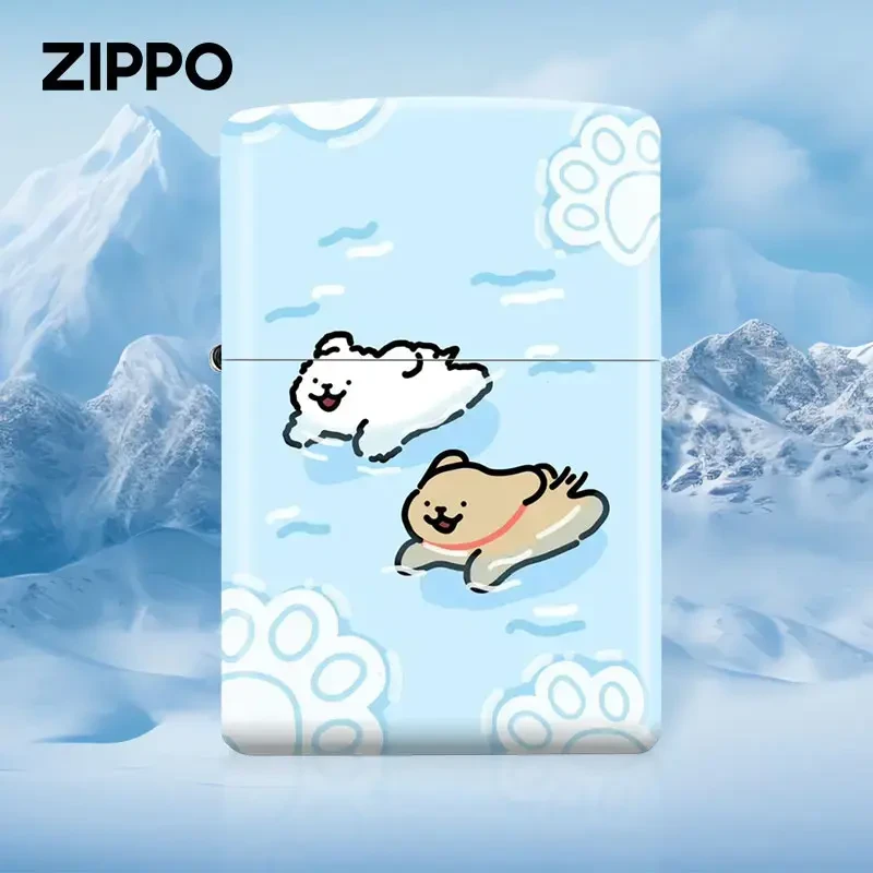 ZIPPO/之宝打火机可爱小狗潮流卡通可爱官方正品煤油打火机DYX1H1