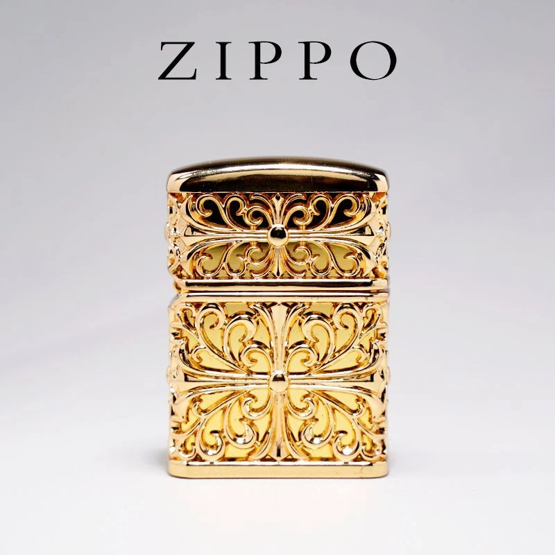 ZIPPO/之宝打火机克罗心之恋唐草十字花煤油官方正品打火机DYX1H1