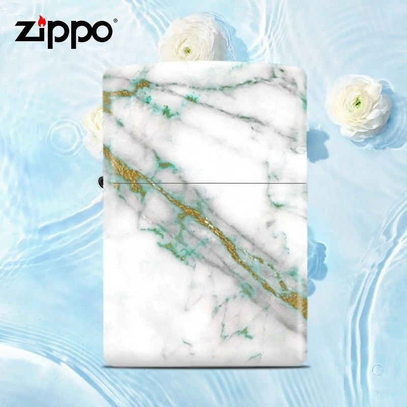 ZIPPO打火机大理石纹路系列煤油男高档礼物防风芝宝原装正品DYJ1