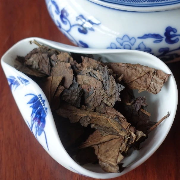 熹誉【2010年药香老茶婆】广西茶叶梧州六堡茶霜降老茶婆