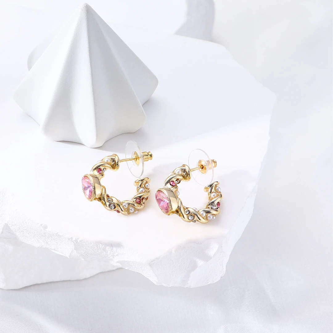 Tender Jinger 铜合金耳饰 满天星耳饰精致气质百搭款