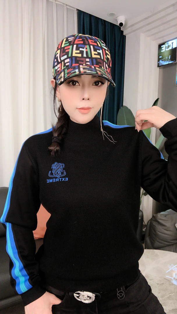 【JDKJ】秋冬潮品时尚轻奢重工刺绣潮流休闲长袖卫衣W005