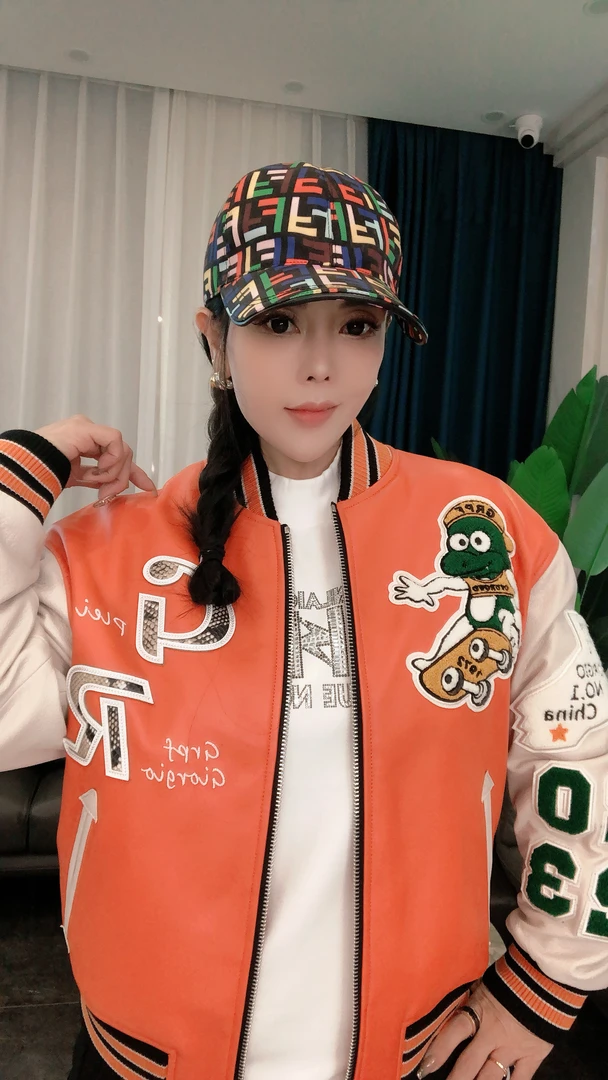 【JDKJ】秋冬潮品轻奢高端经典休闲绵羊皮真皮皮衣J0099