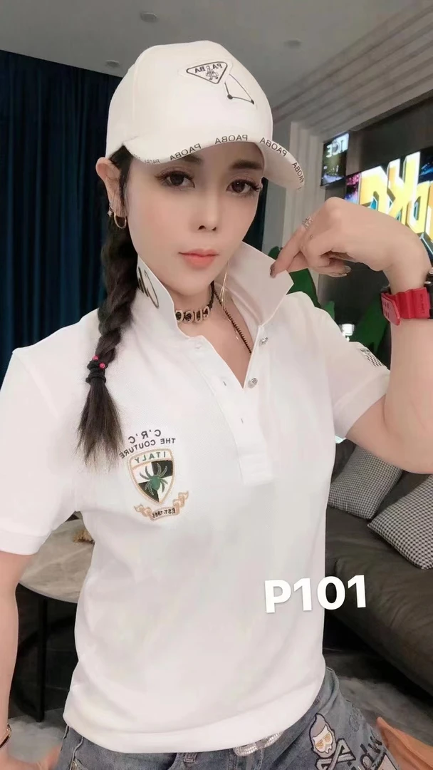 【JDKJ】潮品时尚经典蜘蛛刺绣Polo衫P022翻领百搭纯棉上衣短袖