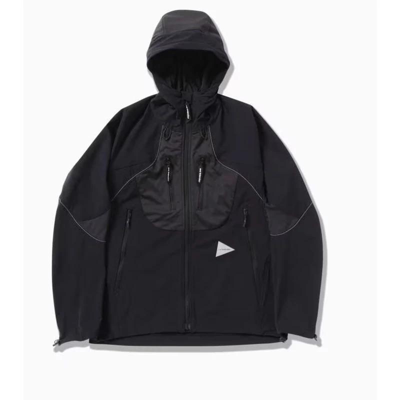 andwander trek jacket 3 男女户外徒步运动弹力连帽防风软壳夹克