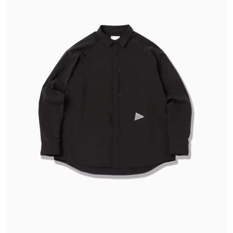 andwander fly front shirt 男女款商务休闲防晒速干翻领长袖衬衫