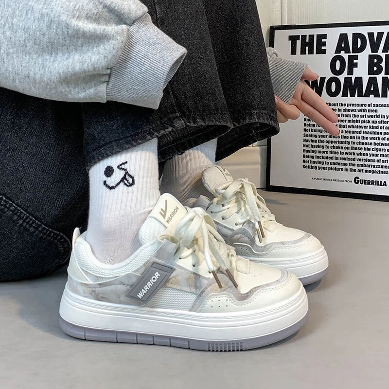 回力女鞋厚底小白鞋2025秋季新款学生美式小众爆款透气板鞋百搭女