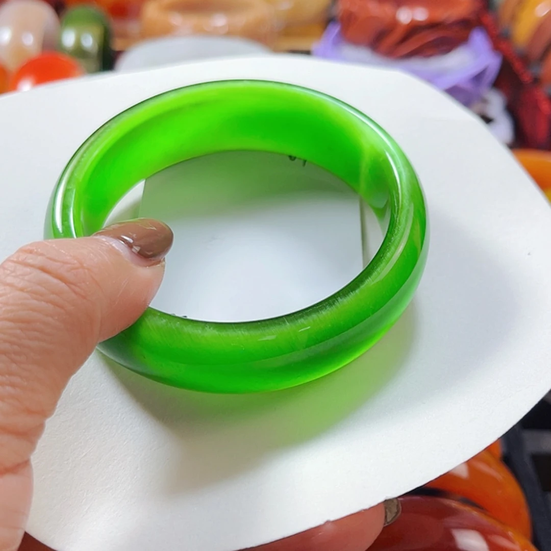 【闪购商品】金绿宝石手镯未镶嵌雅**c