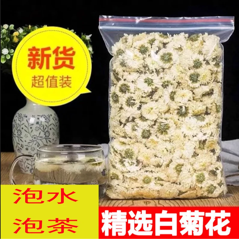 新货白菊花100克250克500克泡水搭配决明子