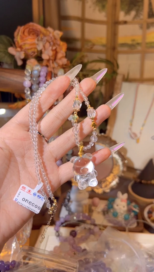 【闪购商品】水晶项链未镶嵌多样性发货一个