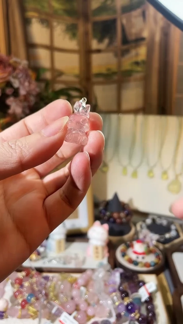 【闪购商品】水晶吊坠(不含链)银S925镶嵌多样性发货一个