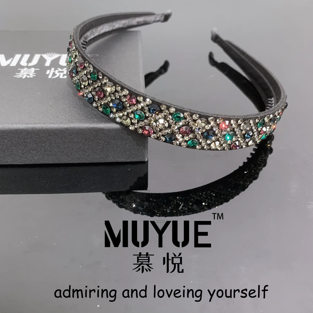 慕悦-【加宽网格】原创设计师专柜正品发箍带防滑齿轻奢头箍3125